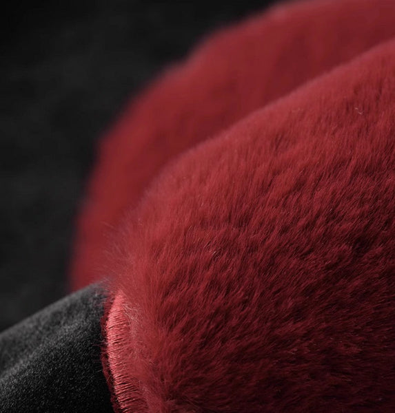 Red Heart Shape Modern Pillows for Couch, Decorative Pillow Covers, Abstract Decorative Throw Pillows for Living Room, Large Modern Sofa Pillow Cases-ArtWorkCrafts.com