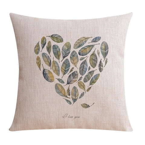 Throw Pillows for Couch, Simple Decorative Pillow Covers, Decorative Sofa Pillows for Children's Room, Love Birds Decorative Throw Pillows-ArtWorkCrafts.com
