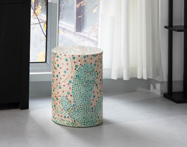 Unique Small End Table, Portable Casual Side Table, Creative Coffee Table, Contemporary Small Sofa Side Table, Shell Small Side Table-ArtWorkCrafts.com