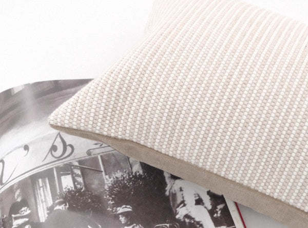 Modern Decorative Pillow Covers, Beige Modern Sofa Cushion, Large Decorative Throw Pillows for Living Room, Contemporary Modern Pillows for Couch-ArtWorkCrafts.com