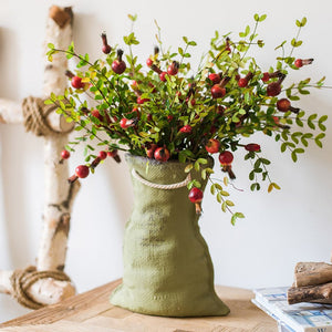 Pomegranate Branch, Beautiful Flower Arrangement Ideas for Home Decoration, Table Centerpiece, Artificial Fruit Plants, Spring Artificial Floral for Dining Room-ArtWorkCrafts.com