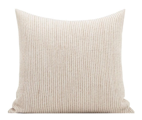 Contemporary Light Brown Modern Sofa Pillows, Large Square Modern Throw Pillows for Couch, Simple Decorative Throw Pillows, Large Throw Pillow for Interior Design-ArtWorkCrafts.com