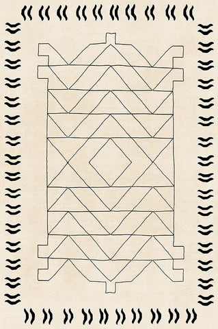 Modern Rugs for Dining Room, Mid Century Modern Rugs Next to Bed, Soft Contemporary Rugs for Bedroom, Cream Modern Carpets for Living Room