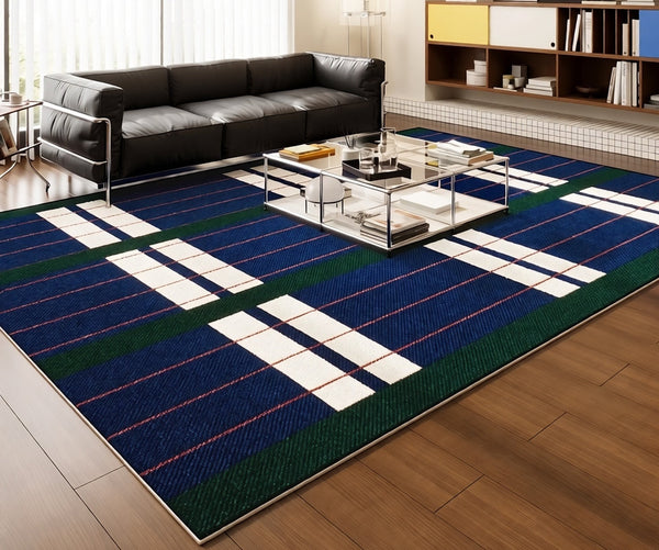 Modern Carpets for Office, Blue Modern Rugs, Contemporary Modern Rugs Next to Bed, Geometric Modern Rugs under Dining Room Table (Copy)