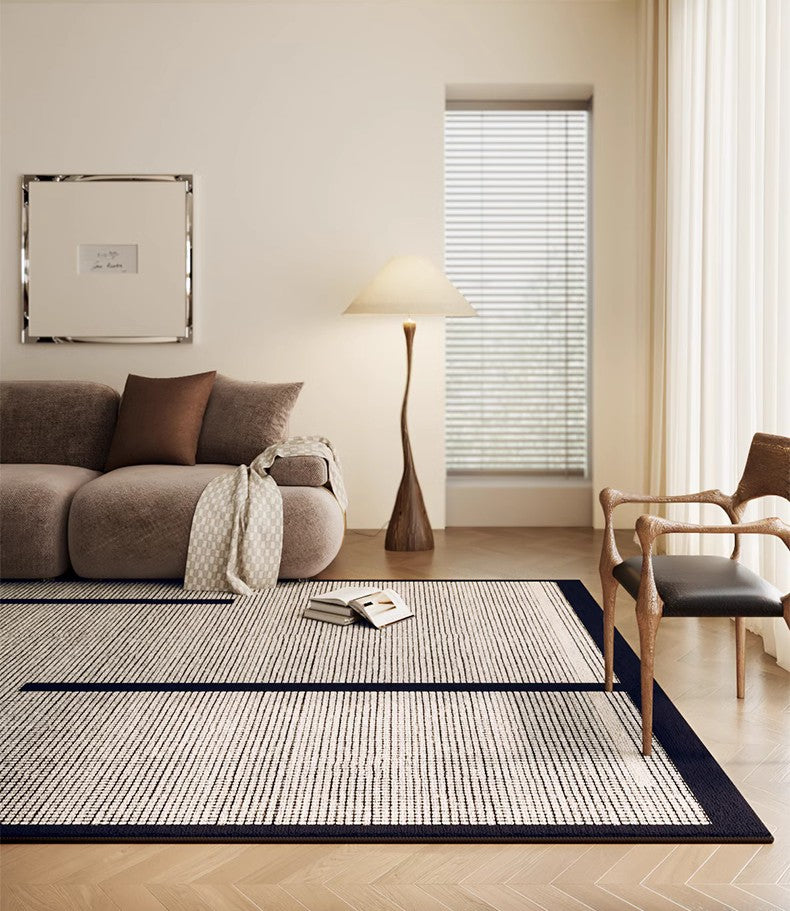 Large Modern Rugs for Living Room, Mid Century Modern Rugs for Bedroom, Contemporary Abstract Rugs under Dining Room Table-ArtWorkCrafts.com