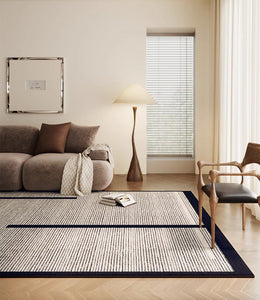Large Modern Rugs for Living Room, Mid Century Modern Rugs for Bedroom, Contemporary Abstract Rugs under Dining Room Table-ArtWorkCrafts.com