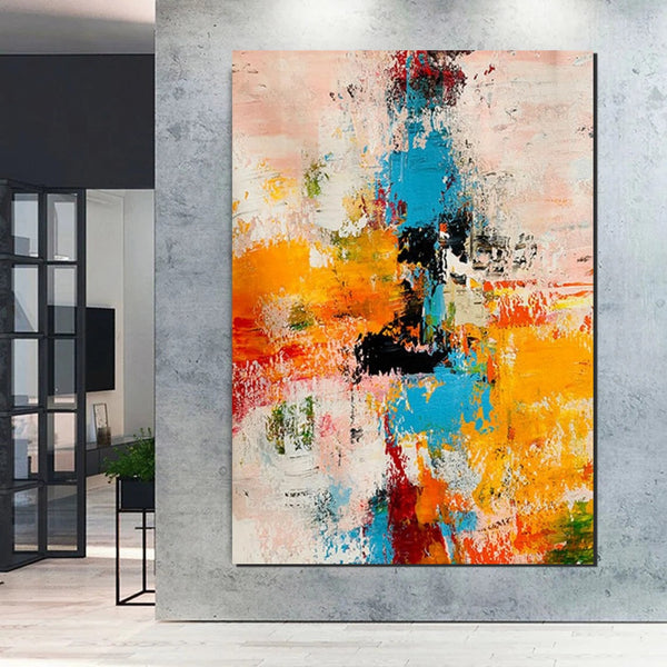 Hand Painted Wall Painting, Extra Large Paintings for Living Room, Modern Abstract Art for Bedroom, Abstract Acrylic Wall Painting, Simple Painting Ideas