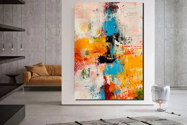 Hand Painted Wall Painting, Extra Large Paintings for Living Room, Modern Abstract Art for Bedroom, Abstract Acrylic Wall Painting, Simple Painting Ideas-ArtWorkCrafts.com