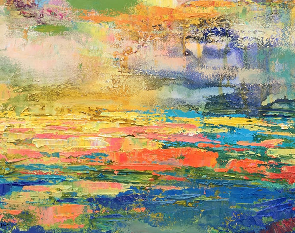 Abstract Acrylic Painting, Contemporary Modern Art, Modern Canvas Painting, Custom Abstract Painting for Living Room-ArtWorkCrafts.com