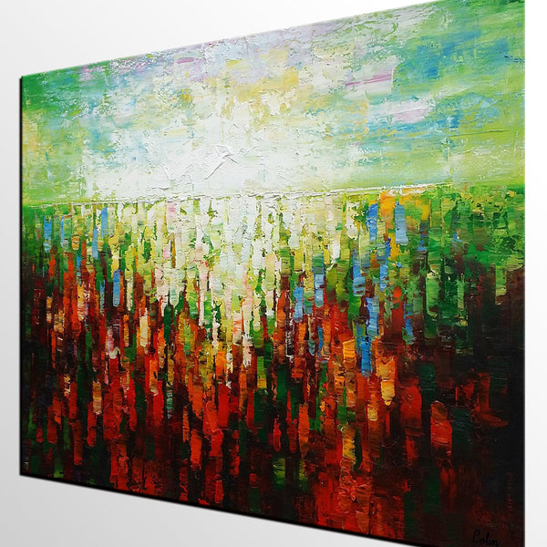 Large Canva Art, Abstract Painting, Bedroom Canvas Art, Custom Extra Large Acrylic Modern Art-ArtWorkCrafts.com