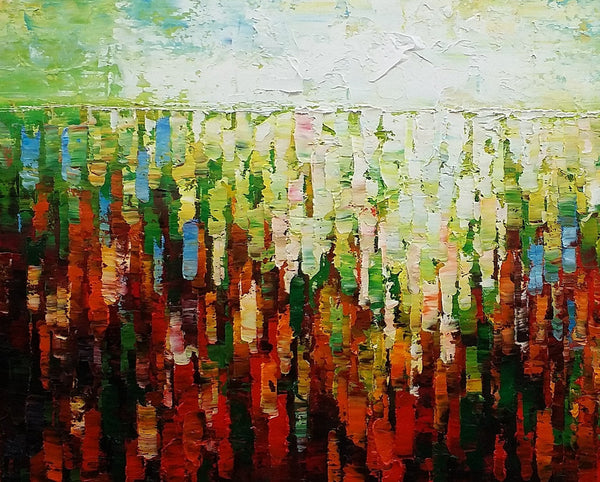 Large Canva Art, Abstract Painting, Bedroom Canvas Art, Custom Extra Large Acrylic Modern Art-ArtWorkCrafts.com