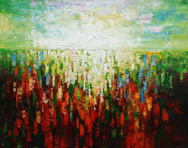 Large Canva Art, Abstract Painting, Bedroom Canvas Art, Custom Extra Large Acrylic Modern Art-ArtWorkCrafts.com