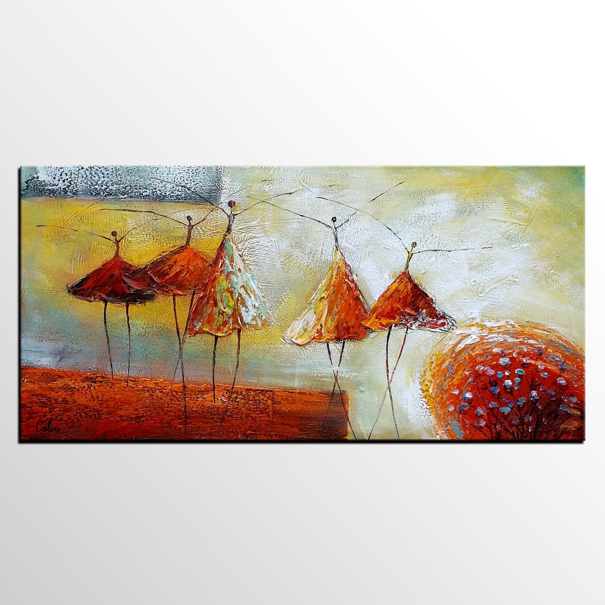 Living Room Wall Art Painting, Modern Abstract Painting, Abstract Acrylic Painting, Abstract Acrylic Painting for Sale, Custom Artwork-ArtWorkCrafts.com