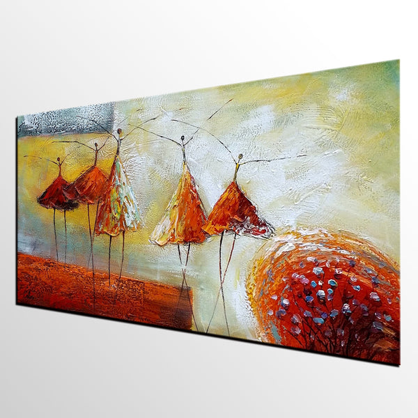 Living Room Wall Art Painting, Modern Abstract Painting, Abstract Acrylic Painting, Abstract Acrylic Painting for Sale, Custom Artwork-ArtWorkCrafts.com