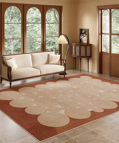 Bedroom Contemporary Soft Rugs, Large Rectangular Modern Rugs under Sofa, Mid Century Modern Rugs in Living Room, Dining Room Floor Carpets