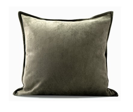 Large Green Square Modern Throw Pillows for Couch, Large Throw Pillow for Interior Design, Contemporary Modern Sofa Pillows, Simple Decorative Throw Pillows-ArtWorkCrafts.com