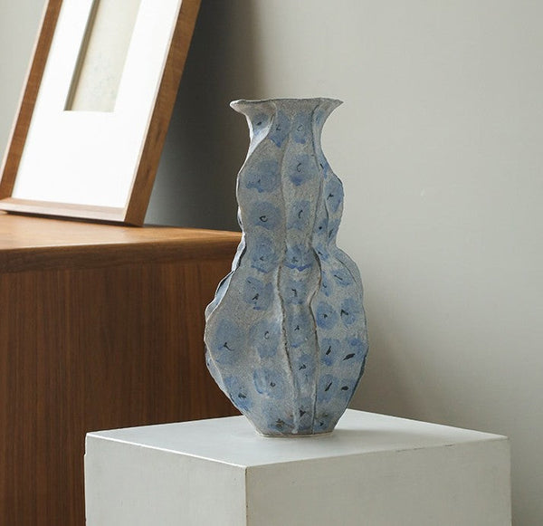 Porcelain Vases for Modern Home Decor, Contemporary Vases on Dining Table, Centerpiece Ceramic Bouquet Vases, Elegant Handmade Modern Flower Vase-ArtWorkCrafts.com