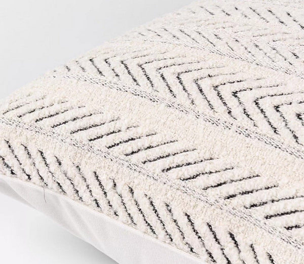 Extra Large Decorative Pillows for Couch, Modern Sofa Pillows, Contemporary Throw Pillows for Living Room, Modern Square Pillows-ArtWorkCrafts.com