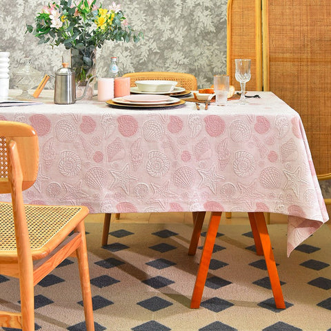 Square Tablecloth for Round Table, Cotton Rectangular Table Covers for Kitchen, Modern Dining Room Table Cloths, Farmhouse Table Cloth, Wedding Tablecloth-ArtWorkCrafts.com