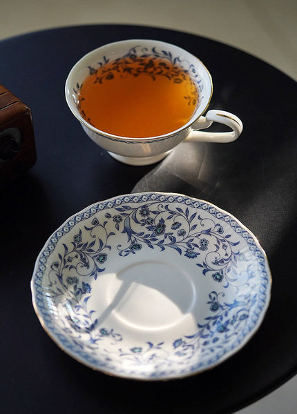 Classic British Tea Cups, Elegant Tea Cup With Saucer, Traditional Tea Cup Set, Porcelain Tea Cups, Floral Tea Cup Set, Ceramic Tea Cup with Saucer, Tea Cup Set, Vintage Tea Cup Set, Modern Ceramic Cups-ArtWorkCrafts.com