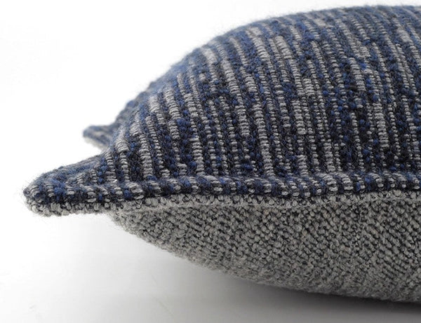 Decorative Modern Sofa Pillows for Interior Design, Large Square Decorative Throw Pillows for Couch, Blue Modern Sofa Pillows, Large Decorative Throw Pillows-ArtWorkCrafts.com