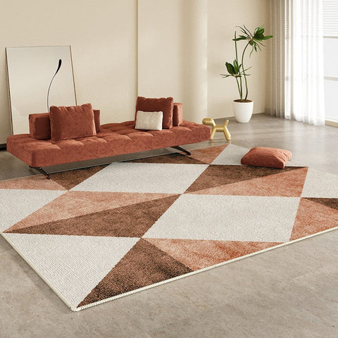 Modern Rugs for Living Room, Modern Area Rugs under Sofa, Abstract Contemporary Rugs for Bedroom, Dining Room Floor Rugs, Modern Carpets for Office-ArtWorkCrafts.com