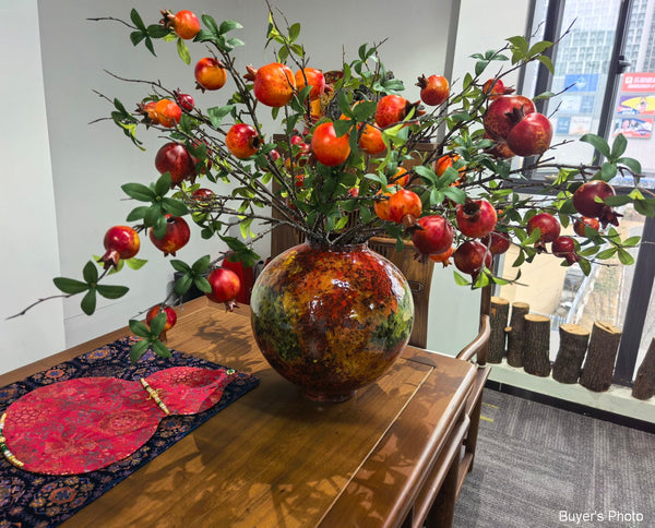 Handmade Water Holding Flower Vases, Large Pottery Flower Vases, Modern Bouquet Flower Vases, Centerpiece on Dining Table, Flower Vase on Table-ArtWorkCrafts.com