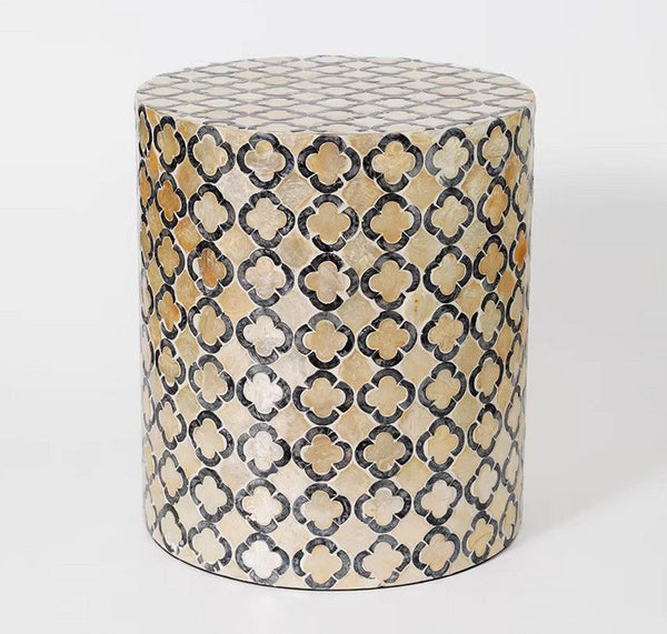 Contemporary Bedside Table, Bedside Small Side Table, Creative Coffee Table, Contemporary Side Table, Modern Side Table, Small End Table, Portable Casual Side Table, Shell Small Sofa Side Table-ArtWorkCrafts.com