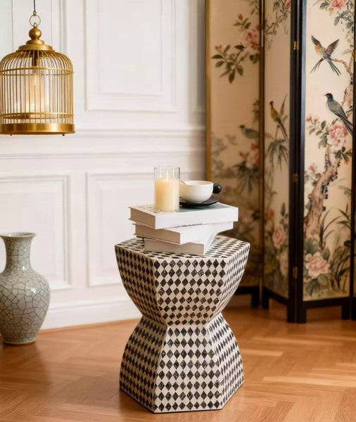 Modern Side Table, Bedside Small Side Table, Contemporary Bedside Table, Small End Table, Shell Small Sofa Side Table, Portable Casual Side Table, Creative Coffee Table, Contemporary Side Table-ArtWorkCrafts.com