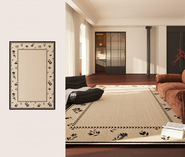 Unique Modern Rugs for Dining Room, Abstract Modern Rugs for Bedroom, Large Modern Rugs for Living Room, Contemporary Geometric Modern Rugs-ArtWorkCrafts.com