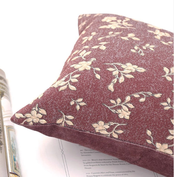 Embroidery Decorative Sofa Pillows, Large Throw Pillow for Interior Design, Luxury Decorative Throw Pillows for Couch, Large Square Modern Sofa Pillows for Living Room-ArtWorkCrafts.com