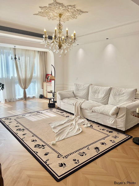 Unique Modern Rugs for Dining Room, Abstract Modern Rugs for Bedroom, Large Modern Rugs for Living Room, Contemporary Geometric Modern Rugs-ArtWorkCrafts.com