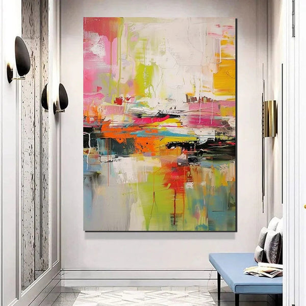 Simple Painting Ideas, Hand Painted Wall Painting, Extra Large Paintings for Living Room, Modern Abstract Art for Bedroom, Abstract Acrylic Wall Painting-ArtWorkCrafts.com
