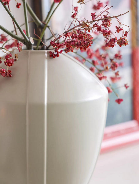 Centerpiece Ceramic Bouquet Vases, Porcelain Vases for Modern Home Decor, Large Contemporary Vases on Dining Table, Handmade Modern Flower Vase-ArtWorkCrafts.com