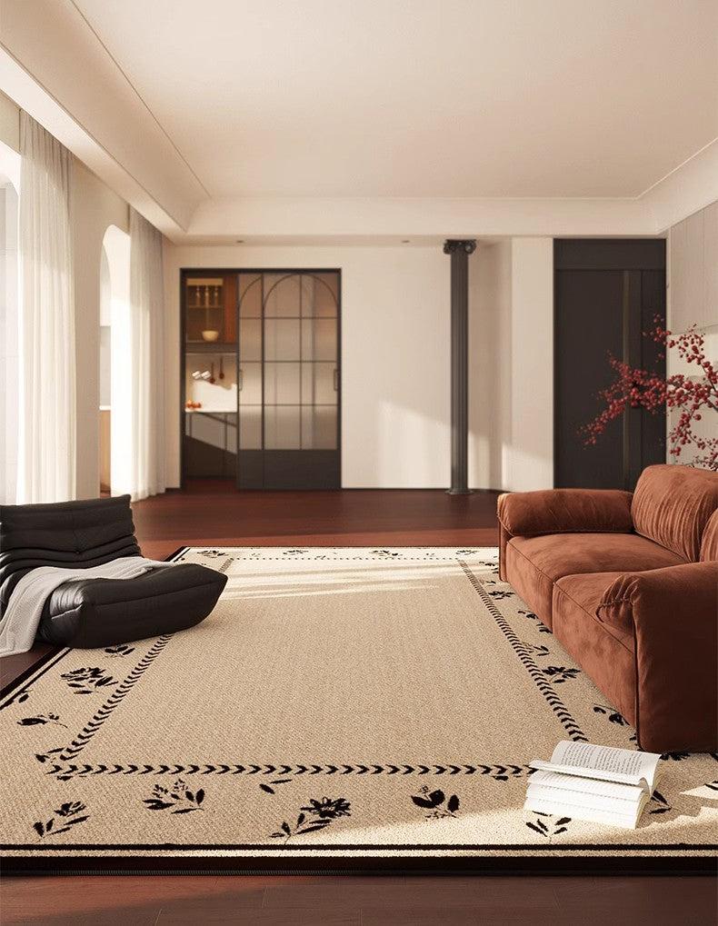 Unique Modern Rugs for Dining Room, Abstract Modern Rugs for Bedroom, Large Modern Rugs for Living Room, Contemporary Geometric Modern Rugs-ArtWorkCrafts.com