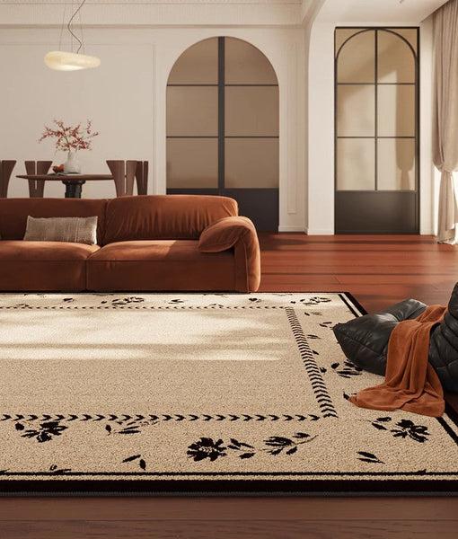 Unique Modern Rugs for Dining Room, Abstract Modern Rugs for Bedroom, Large Modern Rugs for Living Room, Contemporary Geometric Modern Rugs-ArtWorkCrafts.com