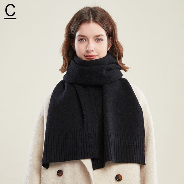 Soft Cashmere Scarf for Women, Wool Scarf for Women, Casual Scarf for Women, Fashion Designer Scarf, Cold Weather Scarf, Modern Winter Scarf-ArtWorkCrafts.com