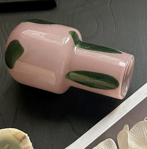 Handmade Glass Bud Vases, Flower Vases on Table, Vintage Small Glass Flower Vases, Water Holding Flower Vases