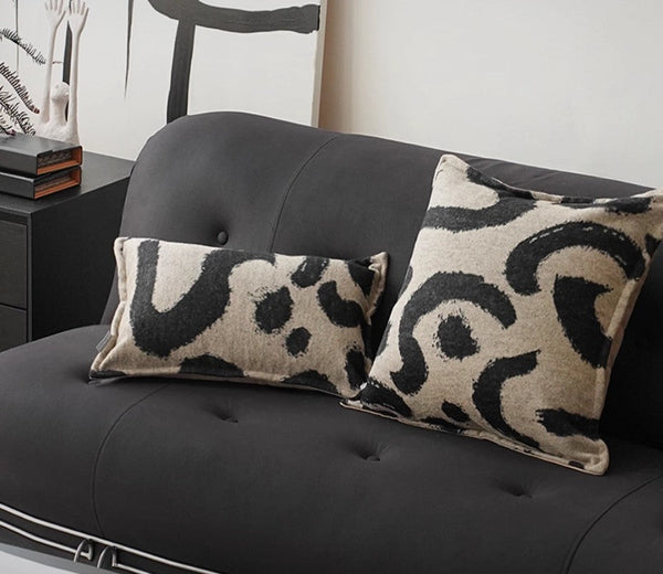 Modern Sofa Pillows for Couch, Contemporary Modern Sofa Pillows, Decorative Throw Pillows for Bedroom, Large Modern Pillow for Bedroom-ArtWorkCrafts.com