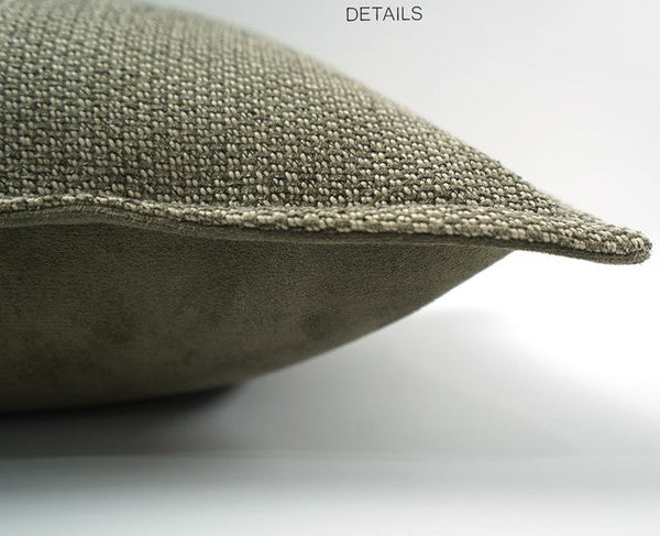 Large Green Square Modern Throw Pillows for Couch, Large Throw Pillow for Interior Design, Contemporary Modern Sofa Pillows, Simple Decorative Throw Pillows-ArtWorkCrafts.com