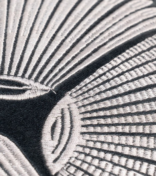 Abstract Feather Pattern Throw Pillows for Couch, Simple Modern Sofa Throw Pillows, Contemporary Throw Pillow for Living Room, Modern Square Pillows-ArtWorkCrafts.com