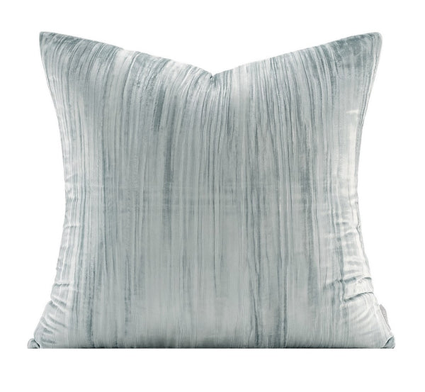 Decorative Pillow Covers, Modern Pillows for Couch, Blue Decorative Throw Pillows for Living Room, Large Modern Sofa Pillow Cases-ArtWorkCrafts.com