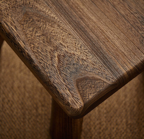 Dining Table Stool, Shoe-changing Stool, Solid Wood low Stool, Paulownia Wood Stool, Children's Wooden Stool, Sofa Stool-ArtWorkCrafts.com