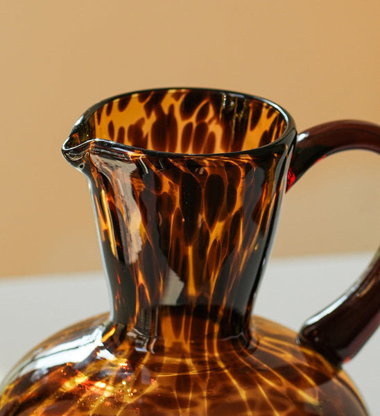 Mid Century Glass Vases, Centerpiece Contemporary Vases on Table, Handmade Modern Vases for Bedroom, Decorative Glass Vase, Modern Glass Vase for Flowers-ArtWorkCrafts.com