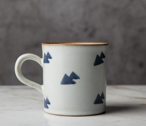 Pottery Tea Cup, Large Capacity Coffee Cup, Cappuccino Coffee Mug, Handmade Pottery Coffee Cup-ArtWorkCrafts.com