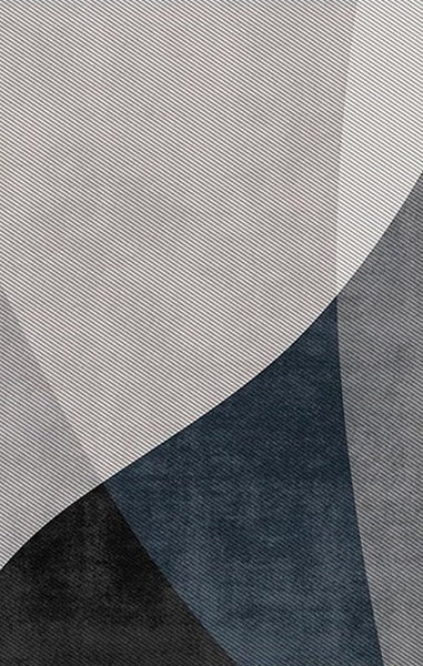 Blue Contemporary Modern Rugs, Geometric Contemporary Rugs Next to Bed, Modern Rugs for Living Room, Contemporary Rugs for Dining Room-ArtWorkCrafts.com