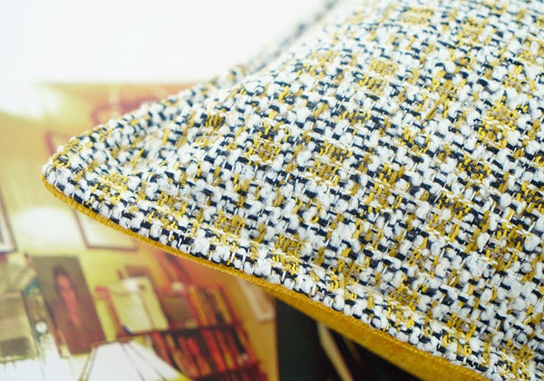 Contemporary Modern Sofa Pillows, Large Yellow Decorative Throw Pillows, Large Square Modern Throw Pillows for Couch, Simple Throw Pillow for Interior Design-ArtWorkCrafts.com