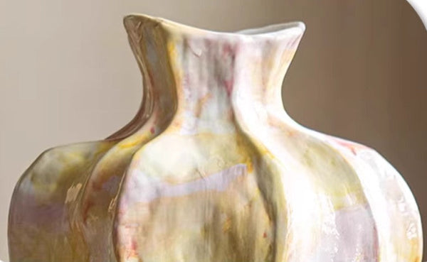 Centerpiece Ceramic Bouquet Vases, Handmade Modern Flower Vase, Large Contemporary Vases on Dining Table, Porcelain Vases for Modern Home Decor-ArtWorkCrafts.com