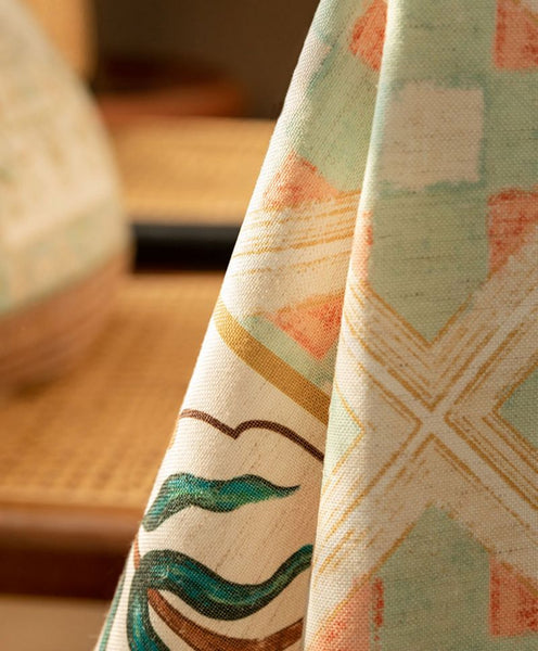 Long Rectangle Tablecloth for Dining Room Table, British Mid Century Fiberflax Tablecloth, Square Tablecloth for Coffee Table, Farmhouse Table Cloth, Wedding Tablecloth, Waterproof Tablecloth-ArtWorkCrafts.com