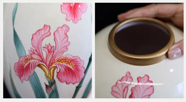 Large Flower Vases on Dining Table, Porcelain Flower Vases, Centerpiece Ceramic Bouquet Vases, Handmade Modern Flower Vase-ArtWorkCrafts.com